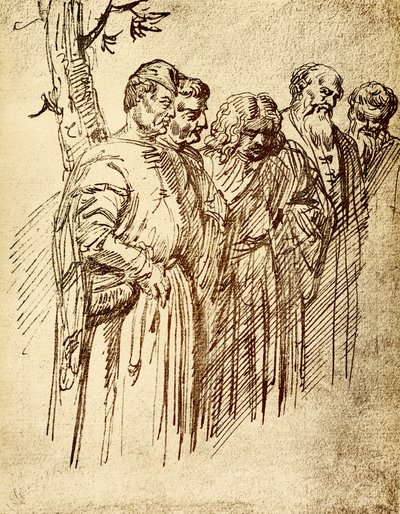 Group of Viewers from the Miracle of St. Anthony by Tiziano Vecelli