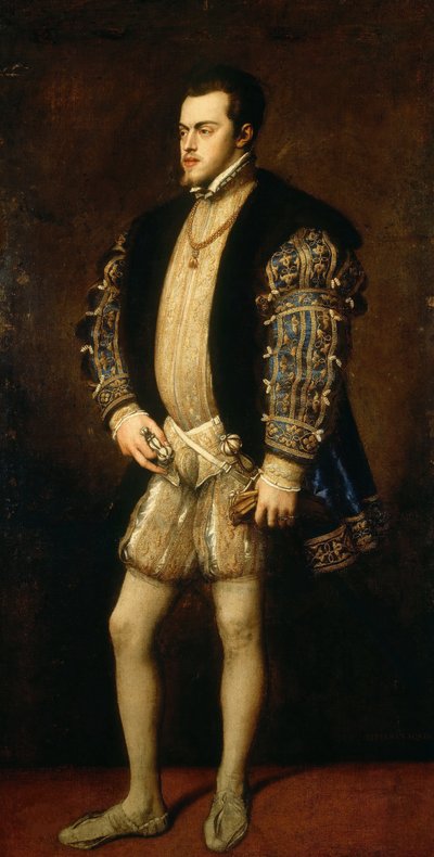 Portrait of Philip II, King of Spain and Portugal by Titian