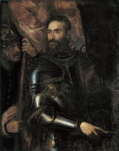 Portrait of Pier Luigi Farnese, c. 1546 by Titian