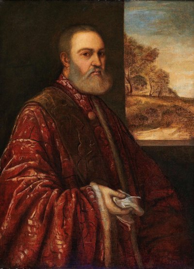 Portrait of Procurator Alessandro Contarini, ca. 1540-1545 by Titian,