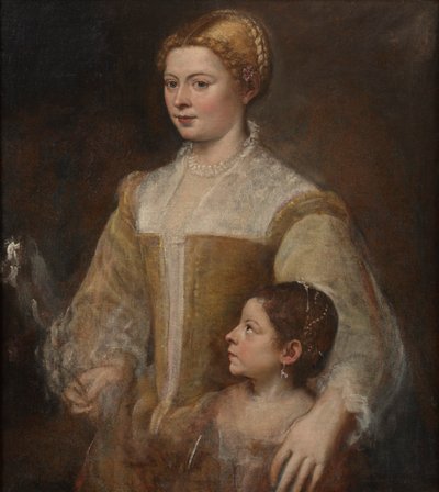 Portrait of a Lady and Her Daughter by Titian