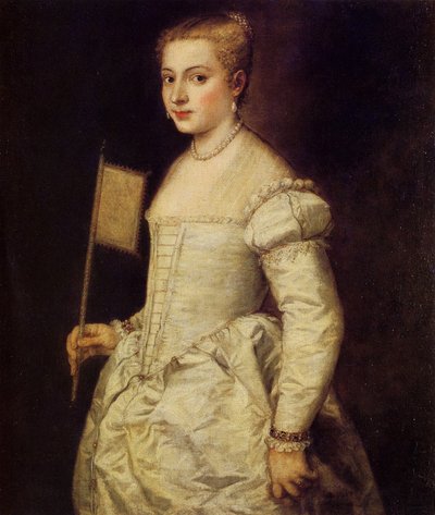 Portrait of a Lady in White by Titian
