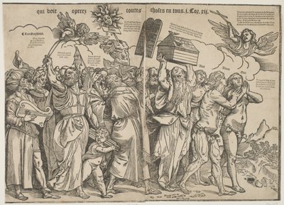 Prophets I and Adam and Eve, c.1511 by Tiziano Vecelli