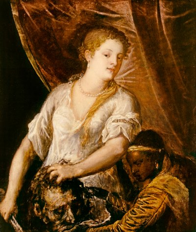 Judith with the Head of Holofernes by Tiziano Vecelli