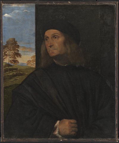 Portrait of the Venetian Painter Giovanni Bellini (?) by Tizian