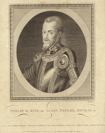 King Philip II of Spain by Tiziano Vecelli