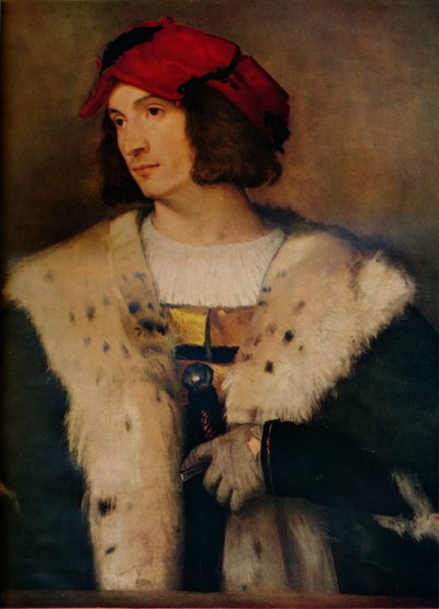 Man in a Red Cap by Tiziano Vecelli