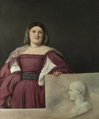 Portrait of a Lady (La Schiavona) by Tiziano Vecelli
