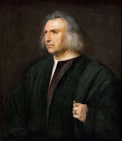 Portrait of the Physician Gian Giacomo Bartolotti da Parma by Tiziano Vecelli