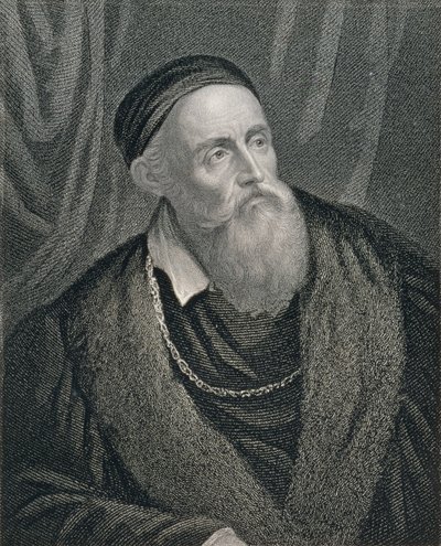 Self Portrait, engraved by William Holl, pub. by William Mackenzie by Tiziano Vecelli