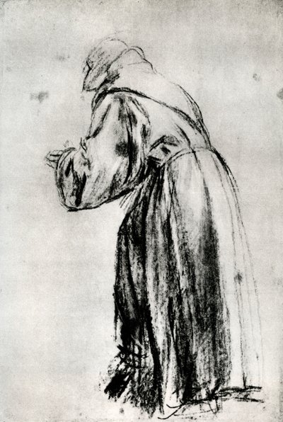 Study for the St Bernardino in the Votive Picture of Doge Gritti, c1535 by Tiziano Vecelli
