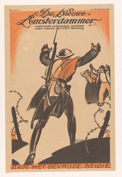 To the Liberated Belgium by Tjerk Bottema