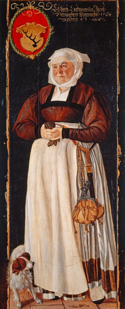 Portrait of Eslbeth Lochmann, Wife of Jacob Schwytzer, 1564 by Tobias Stimmer