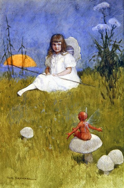 At the Bottom of the Garden by Tom Browne