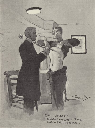Dr. Jack Examines the Competitors by Tom Browne