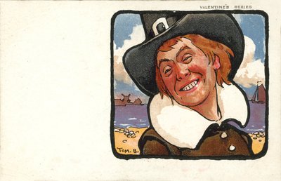 Smiling Man in Dutch Costume by Tom Browne