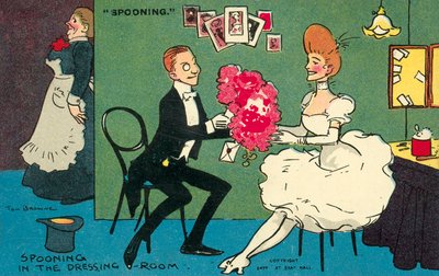 Spooning in the Dressing Room by Tom Browne