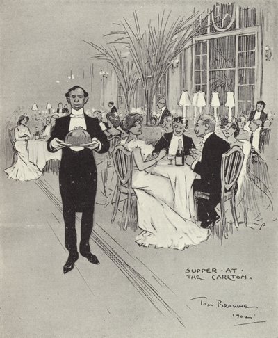 Supper at the Carlton by Tom Browne