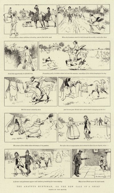 The Amateur Huntsman, or the New Tale of a Shirt by Tom Browne