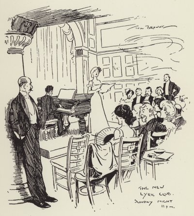 The New Lyric Club, Sunday Night, 11 pm by Tom Browne