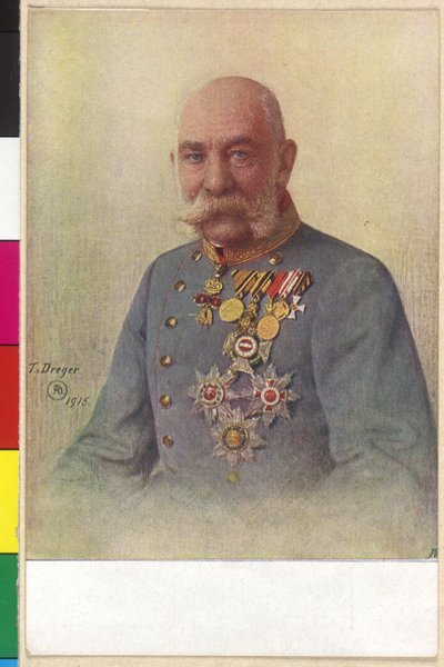 Emperor of Austria Franz Joseph I by Tom von Dreger