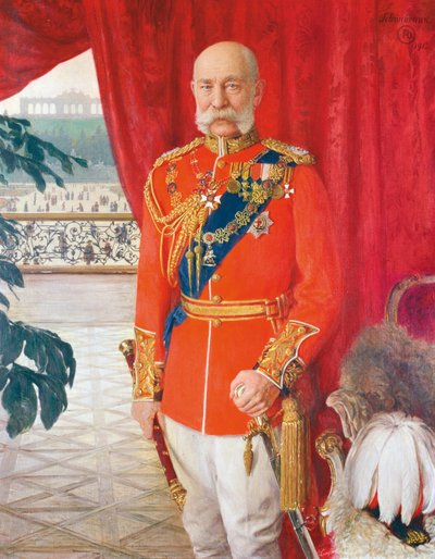 Emperor Franz Joseph I in the Gala Uniform of a British Field Marshal by Tom von Dreger