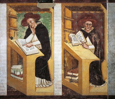 Dominican Monks (detail) by Tomaso da (late 15th century) Modena