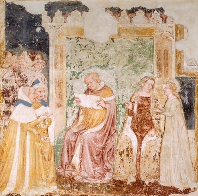 Embassy to King of Brittany (detail) by Tomaso da (late 15th century) Modena