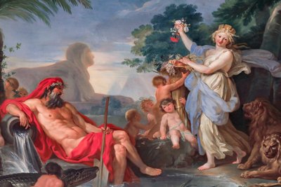 River Nile and Goddess Cybele 1779 - 1780 by Tommaso Conca