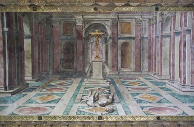 The Triumph of Christianity, in the Room of Constantine, Raphael Rooms, c.1585 by Tommaso Laureti