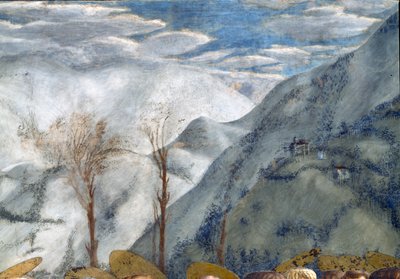 Mountain Scene, Brancacci Chapel by Tommaso Masaccio