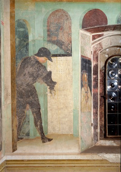 Life of John the Baptist: A Guard by Tommaso Masolino da Panicale