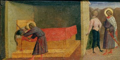 St. Julian the Hospitaller Killing His Mother and Father by Tommaso Masolino da Panicale