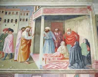 The Resurrection of Tabitha (detail) by Tommaso Masolino da Panicale