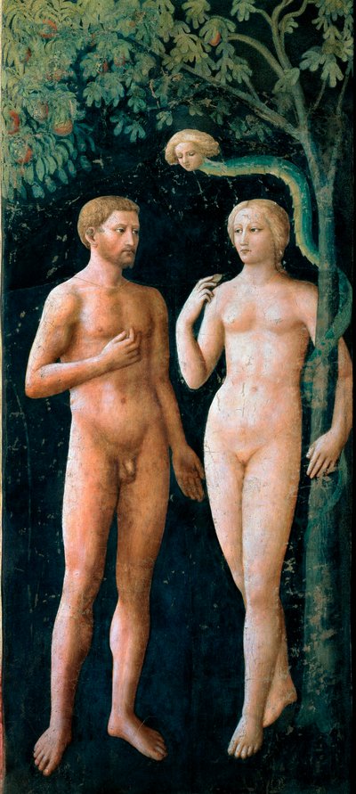 The Temptation of Adam and Eve by Tommaso Masolino da Panicale