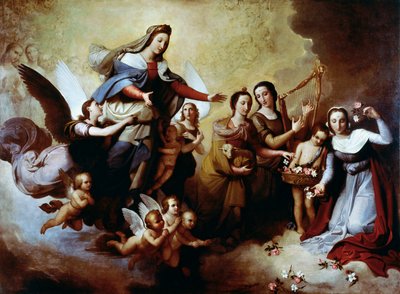 Apparition of Virgin to St Stanislaus Kostka by Tommaso Minardi