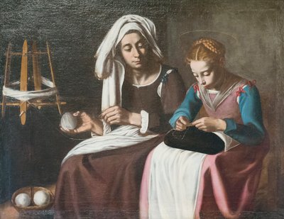 Madonna and St Anne by Tommaso Salini