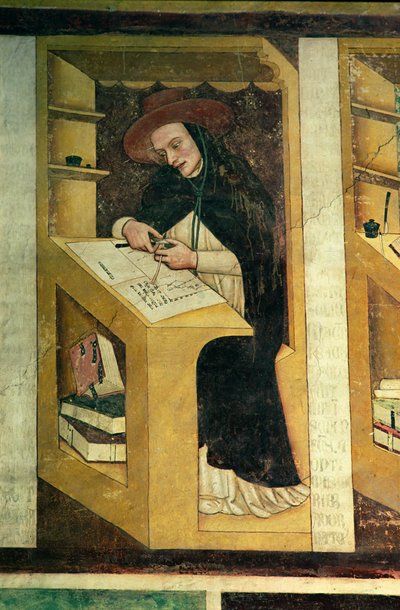 Dominican Monk at his Desk, from the Cycle of 