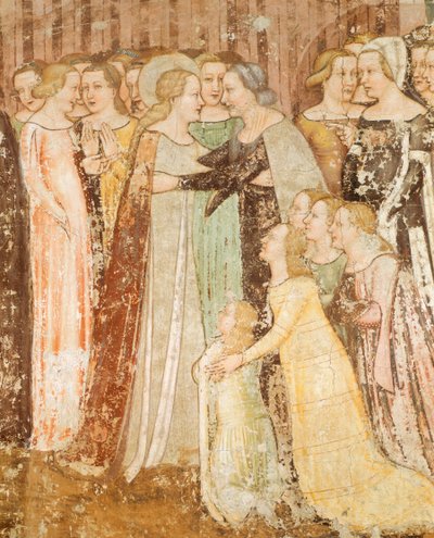 Farewell (detail) by Tommaso da Modena