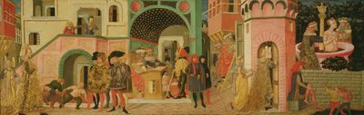 The Story of Susanna, Front Panel of a Wedding Chest, c.1450 by Giovanni di Ser Giovanni