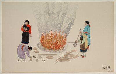 Firings in the Open Air, early 20th century by Tonita Peña