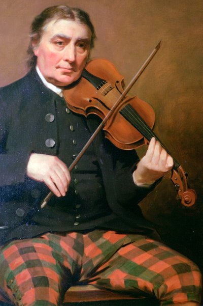 Portrait of Niel Gow, Blair Castle, Blair Atholl, Perthshire, Scotland by Tony Evans