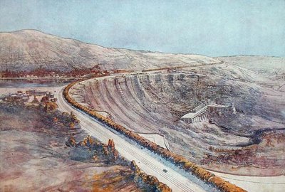 Hydro-Electric Dam, designed by Tony Garnier by Tony Garnier