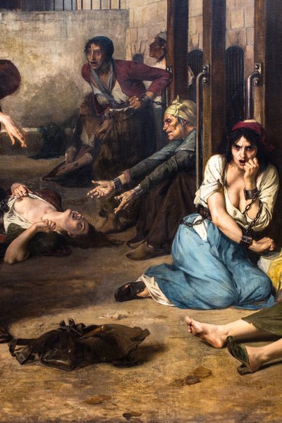 Doctor Pinel Freeing the Insane at Salpêtrière in 1795 by Tony Robert Fleury