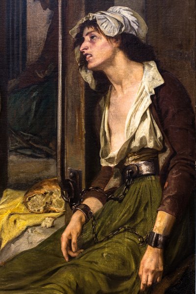 Doctor Pinel freeing the insane at Salpêtrière in 1795 by Tony Robert Fleury