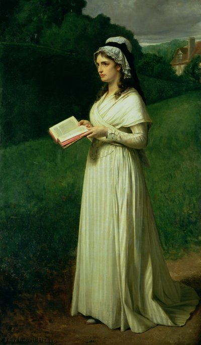 Portrait of Charlotte Corday by Tony Robert Fleury