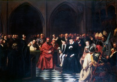 The Colloquy of Poissy in 1561 by Tony Robert Fleury