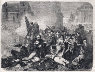 The Massacre of Civilians in Castle Square, Warsaw, on April 8th by Tony Robert Fleury