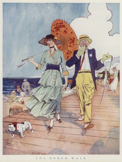 Couple on the Boardwalk, Bored of Each Other