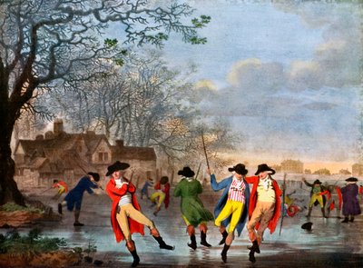 Winter Amusement: A View in Hyde Park from the Moated House, late 18th century, c1920 by Tookey